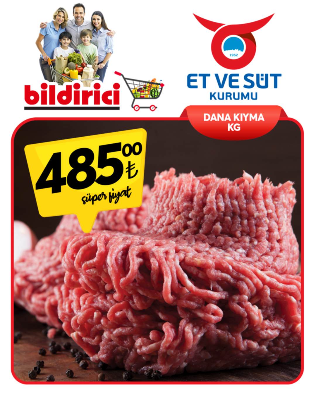 DANA KIYMA 485 TL/ KG